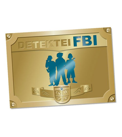 Platzset "Detektiv" - 6 Stück - 38 × 27 cm - Party im Karton