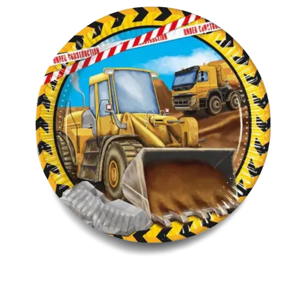 Sorglos Partykarton "Bagger" 65 Teile - Party im Karton