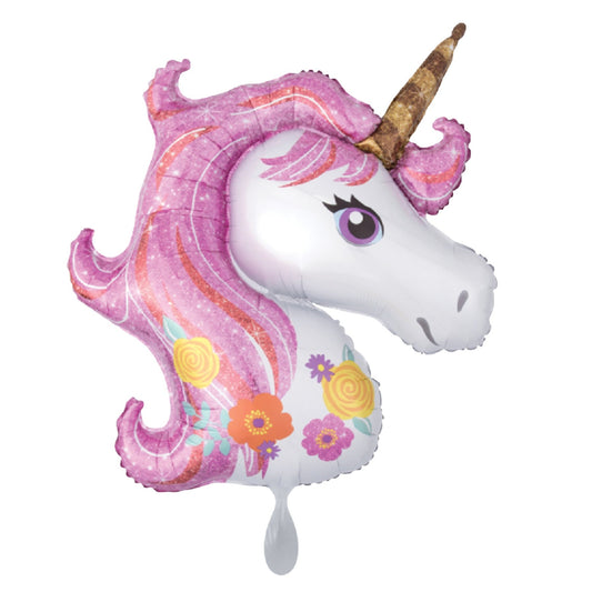 Sorglos-Partykarton "Einhorn" 59 Teile - Party im Karton