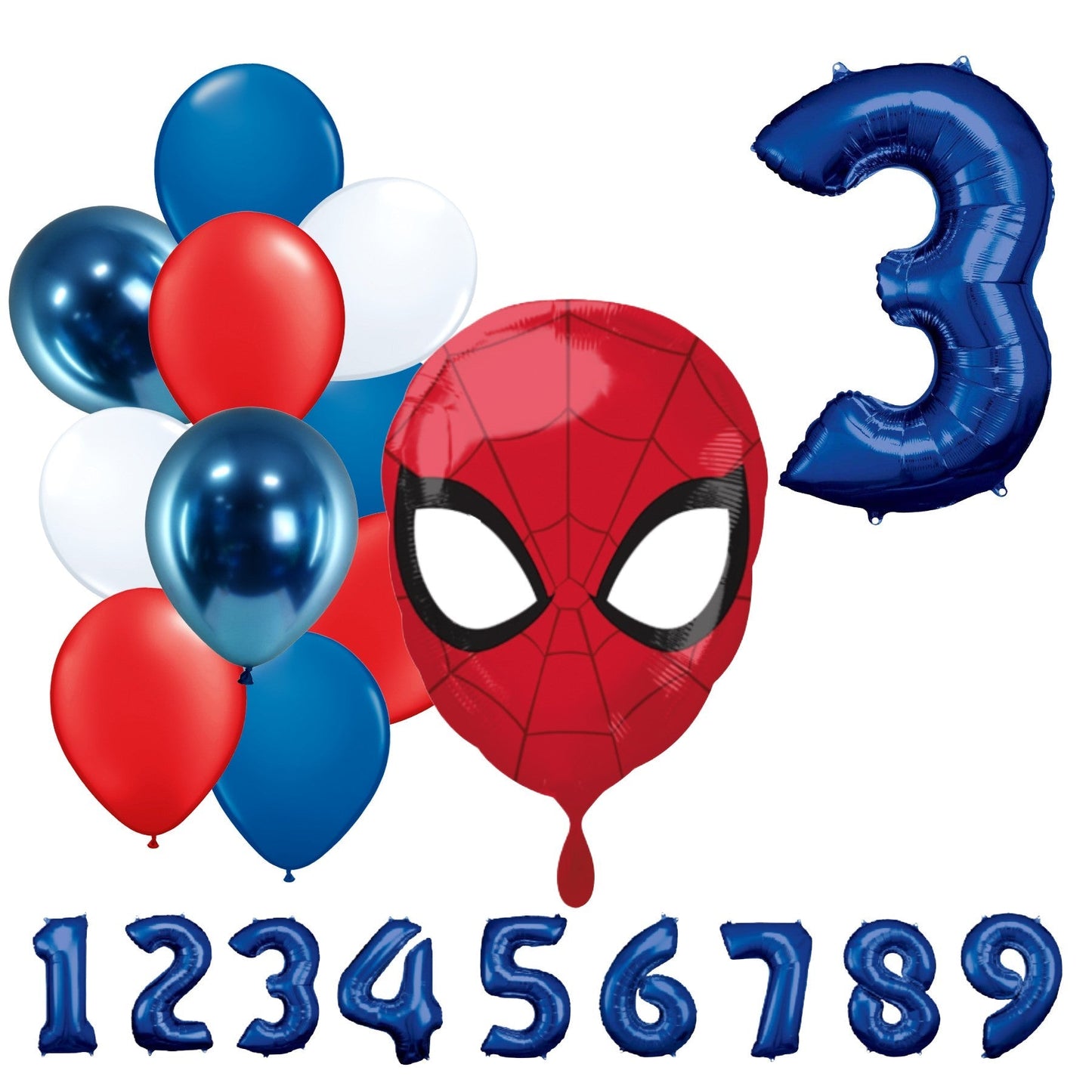 Sorglos Partykarton "Spiderman" 66 Teile - Party im Karton