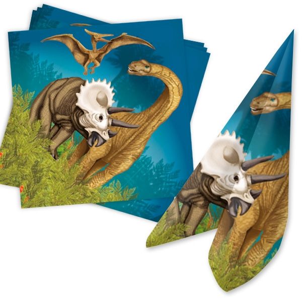 Sorglos Partykarton "T-Rex Dinosaurier" 69 Teile - Party im Karton