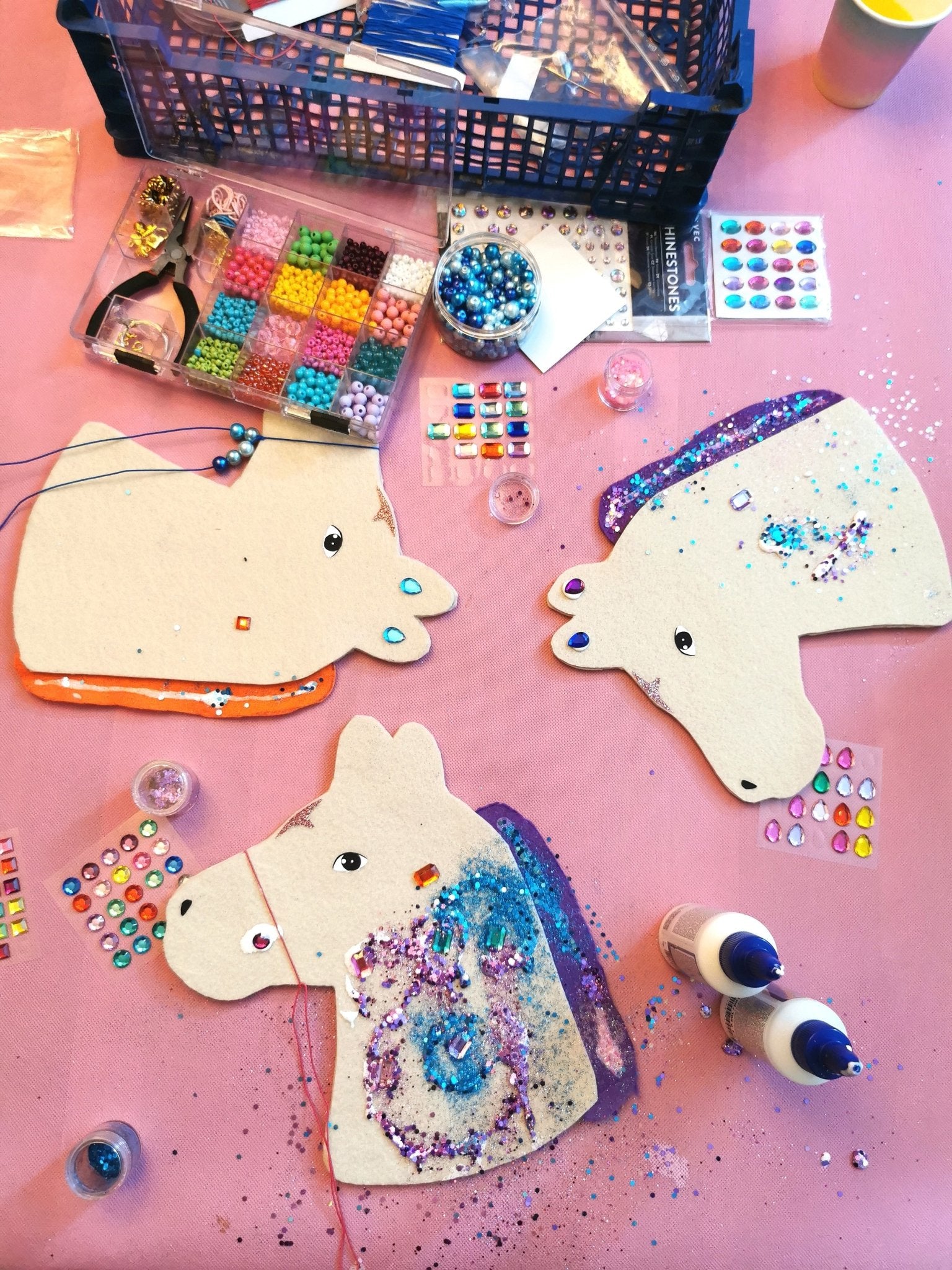 Steckenpferd gestalten - partyimkarton