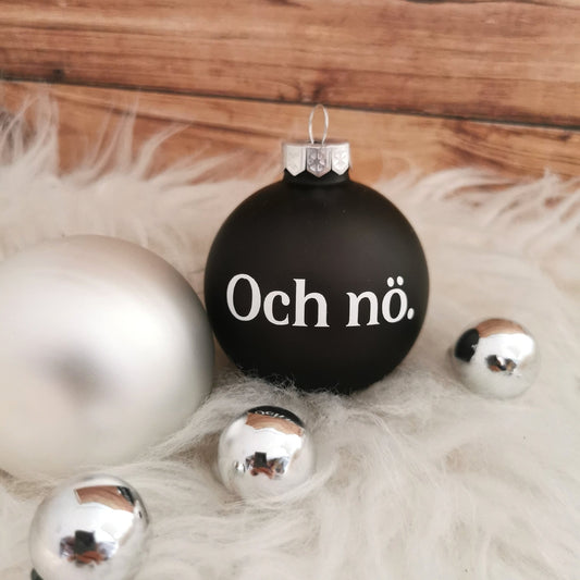 Weihnachtskugel - "Och nö." - Party im Karton
