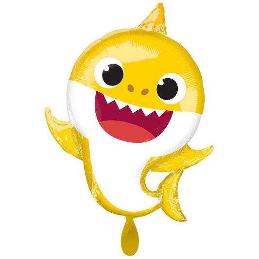 XXL Folienballon "Baby Hai - Baby Shark" 66cm - Party im Karton