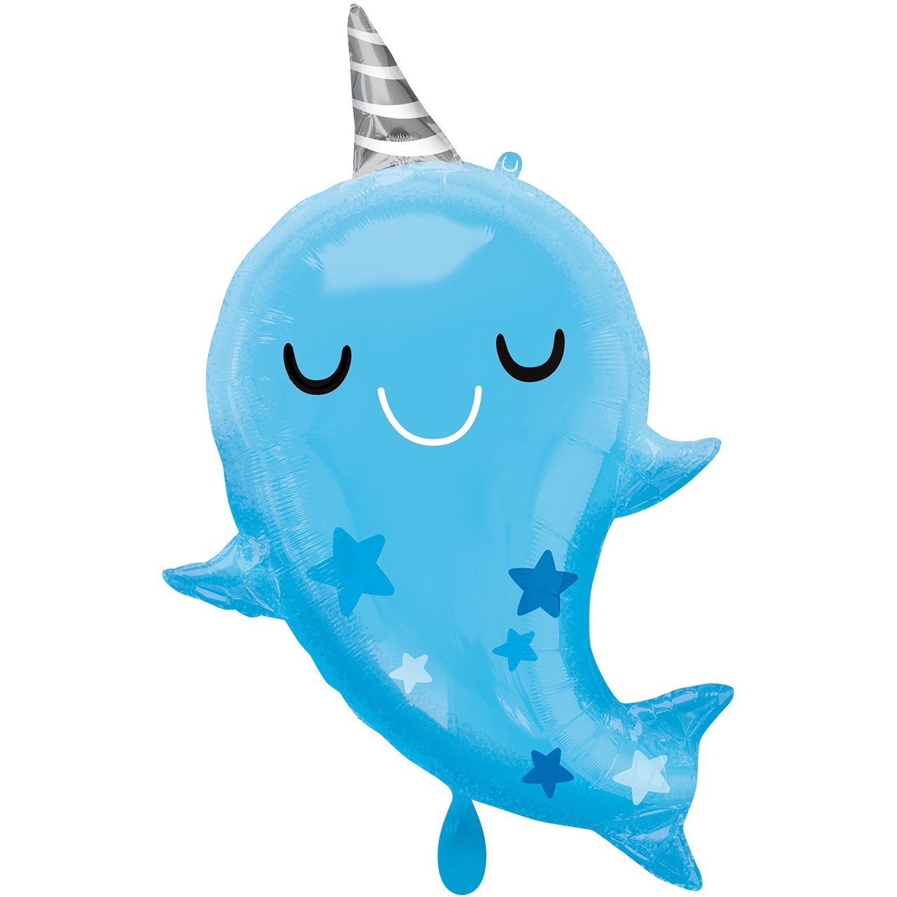 XXL Folienballon "Baby Narwal" 76cm - Party im Karton