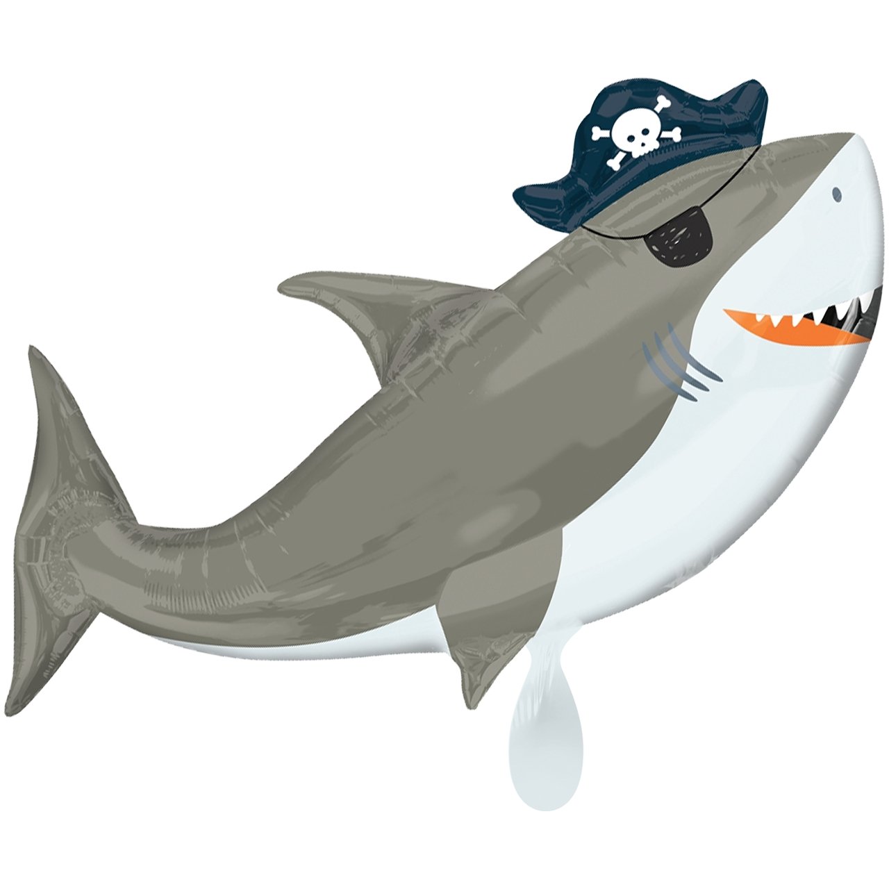 XXL Folienballon "Hai" 104cm - Party im Karton