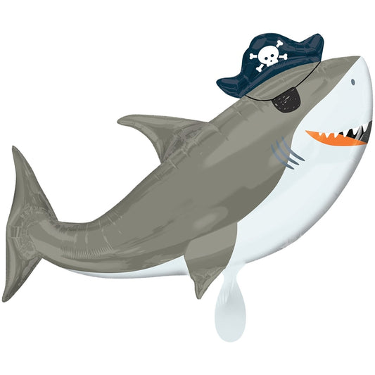 XXL Folienballon "Hai" 104cm - Party im Karton