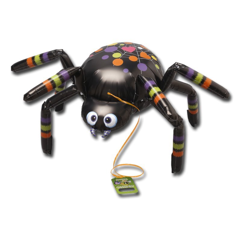 XXL Folienballon - Halloween Airwalker Spinne - 56cm - Party im Karton