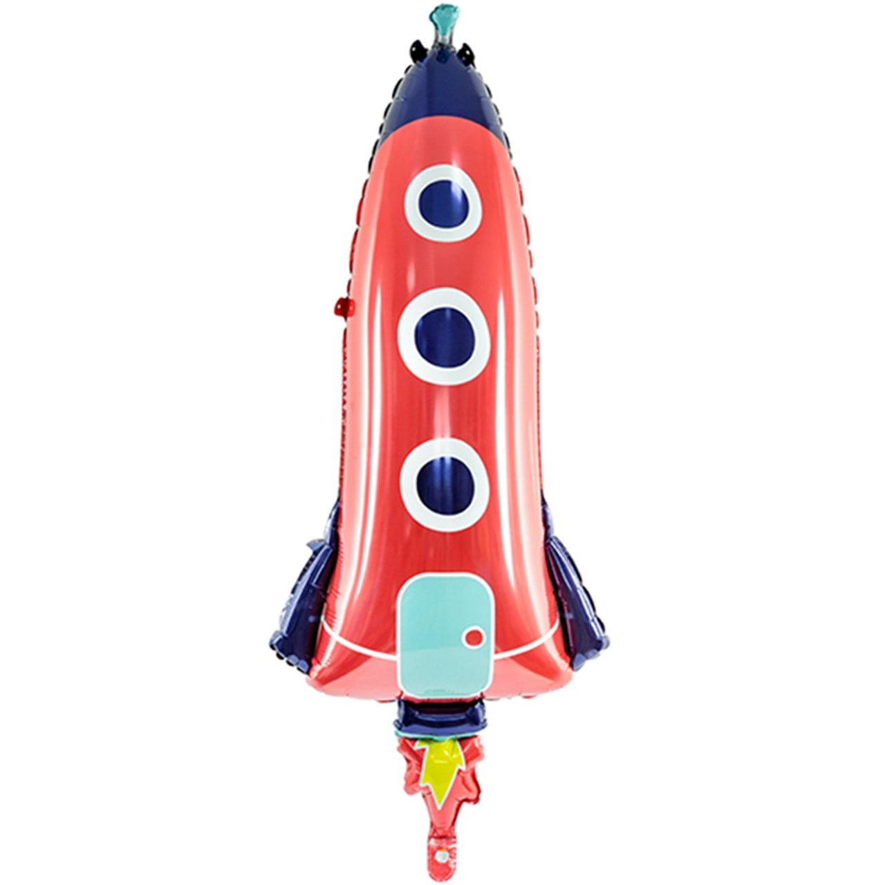 XXL Folienballon "Rakete" 115cm - Party im Karton