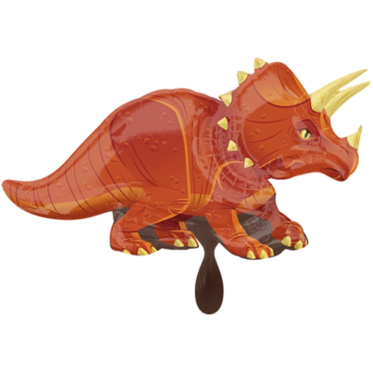 XXL Folienballon "Real Triceratops" 106cm - Party im Karton