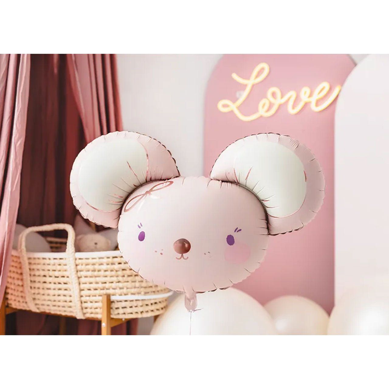 XXL Folienballon "Süße Maus" 75cm - Party im Karton