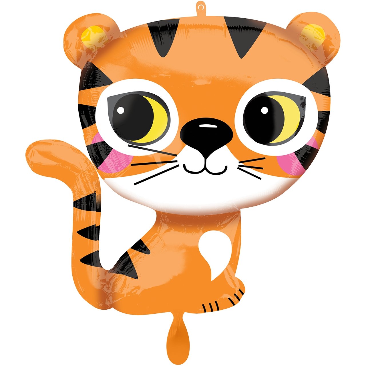 XXL Folienballon "Tiger" 63cm - Party im Karton