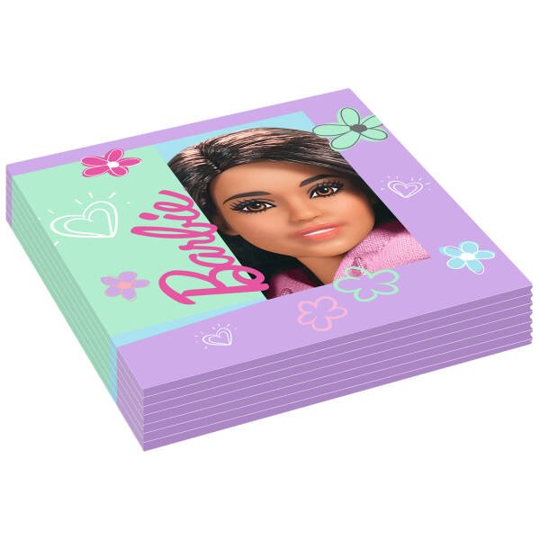 16 Servietten - Barbie Sweet Life - 33cm - Party im Karton