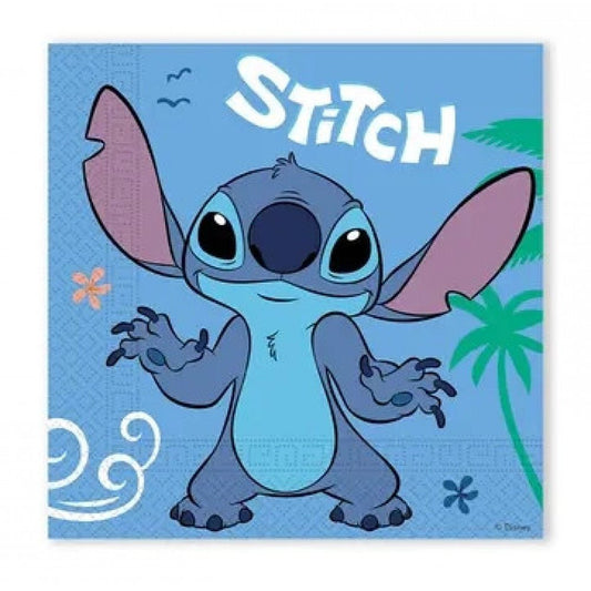 20 Servietten "Stitch" - 33cm - Party im Karton