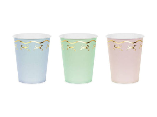 6 Partybecher" Fliegendes Einhorn" 220ml - Party im Karton