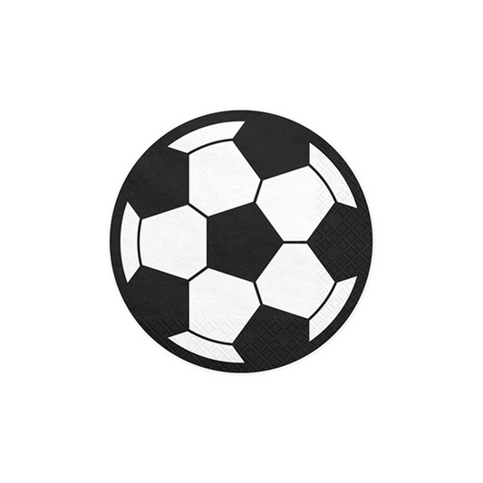 20 Servietten "Fußball" 27cm