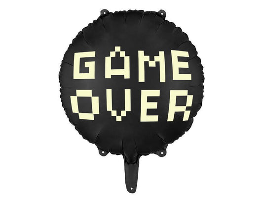 Folienballon "Game over" - 35cm - Party im Karton