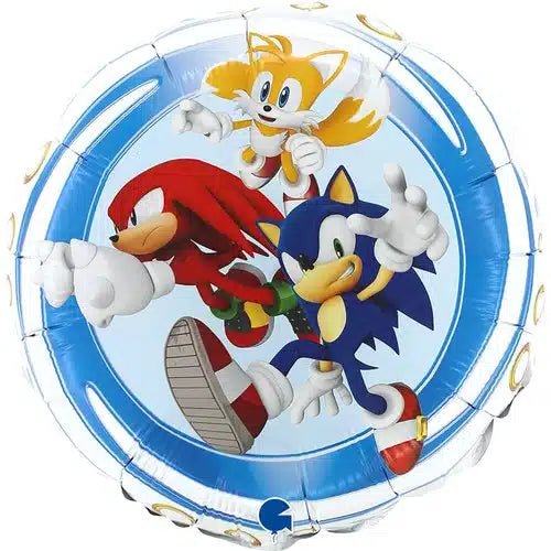 Folienballon "Sonic" - 46cm - Party im Karton