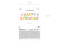 "Happy Birthday" - Ballongirlande - 395x35cm - Party im Karton