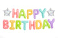 "Happy Birthday" - Ballongirlande - 395x35cm - Party im Karton
