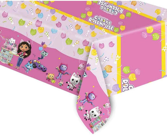 Tischdecke "Gabbys Dollhouse" - 120x180cm - Party im Karton