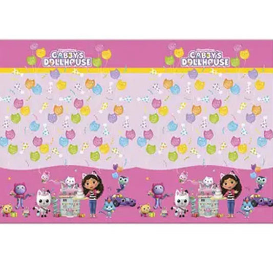 Tischdecke "Gabbys Dollhouse" - 120x180cm - Party im Karton