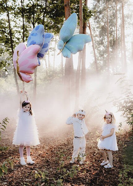 XXL Folienballon "Grüner Schmetterling" 101cm - Party im Karton