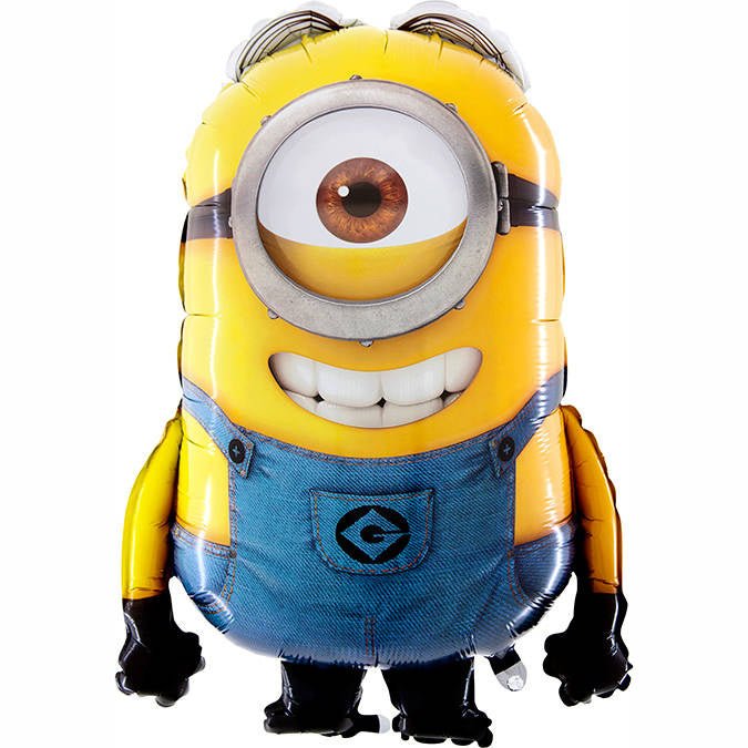 XXL Folienballon "Minions - Stuart" 75 cm - Grabo - Party im Karton