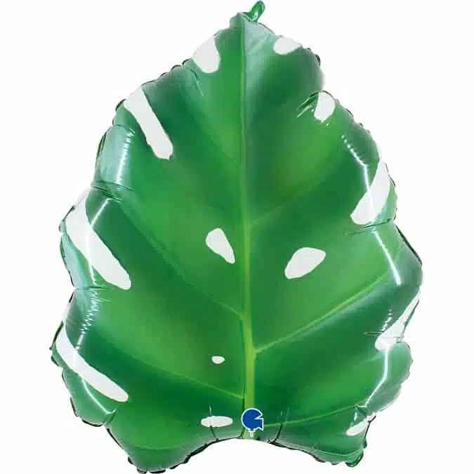 XXL Folienballon "Tropisches Blatt" - 58cm - Party im Karton