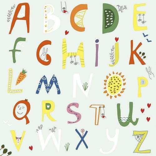 20 Servietten "Alphabet" 33x33cm - Party im Karton