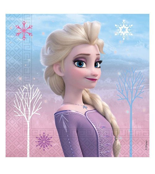 20 Servietten "Frozen - Die Eiskönigin" 33cm - Party im Karton