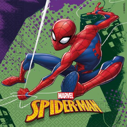 20 Servietten "Spiderman" 33cm - Party im Karton