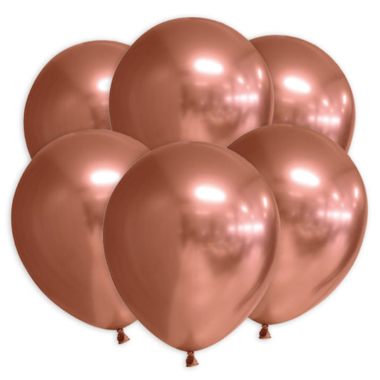 Luftballons Glossy Kupfer - 10 Stück - 30cm