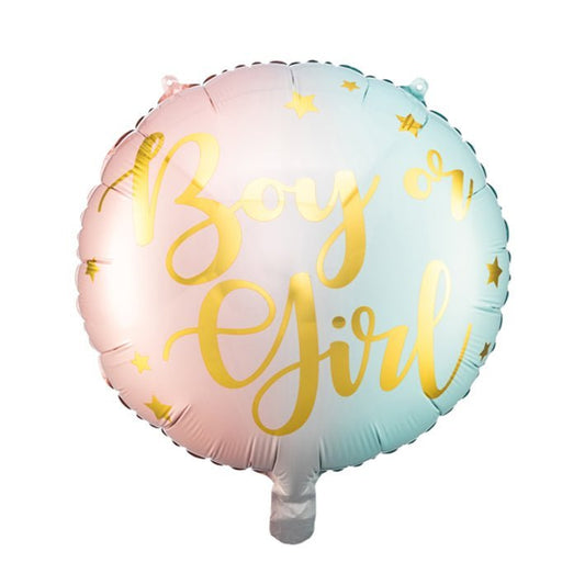 Babyparty Gender Reveal "Boy or Girl " 44-teilig - Party im Karton