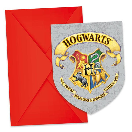 Einladung "Harry Potter" - 6 Stück - Party im Karton