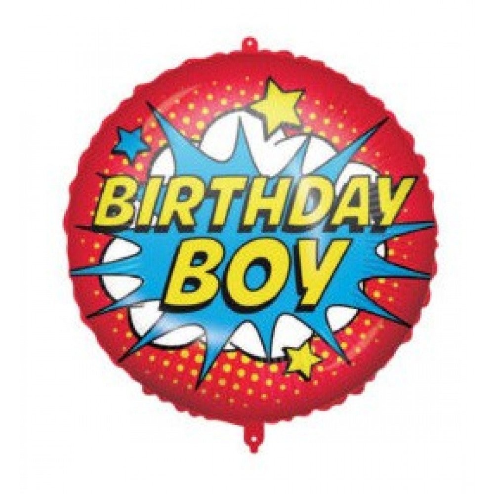 Folienballon "Birthday Boy" 46cm - Party im Karton