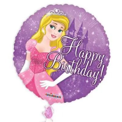 Folienballon "Happy Birthday Prinzessin" 45cm - Party im Karton