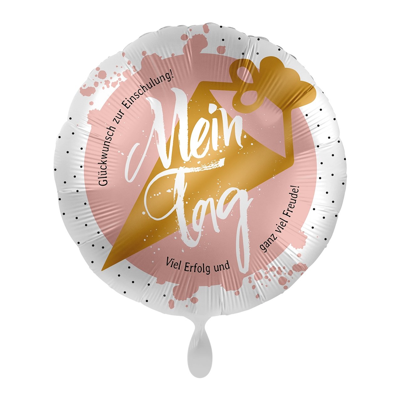 Folienballon "Mein Tag - Rosa" - partyimkarton