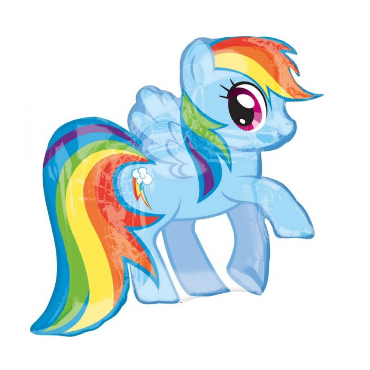 Folienballon "My little Pony - Rainbow Dash" 71cm - Party im Karton