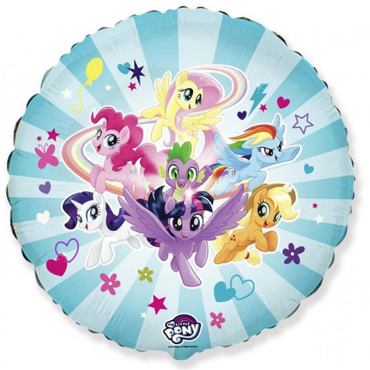 Folienballon "My little Pony - rund" 45cm - Party im Karton