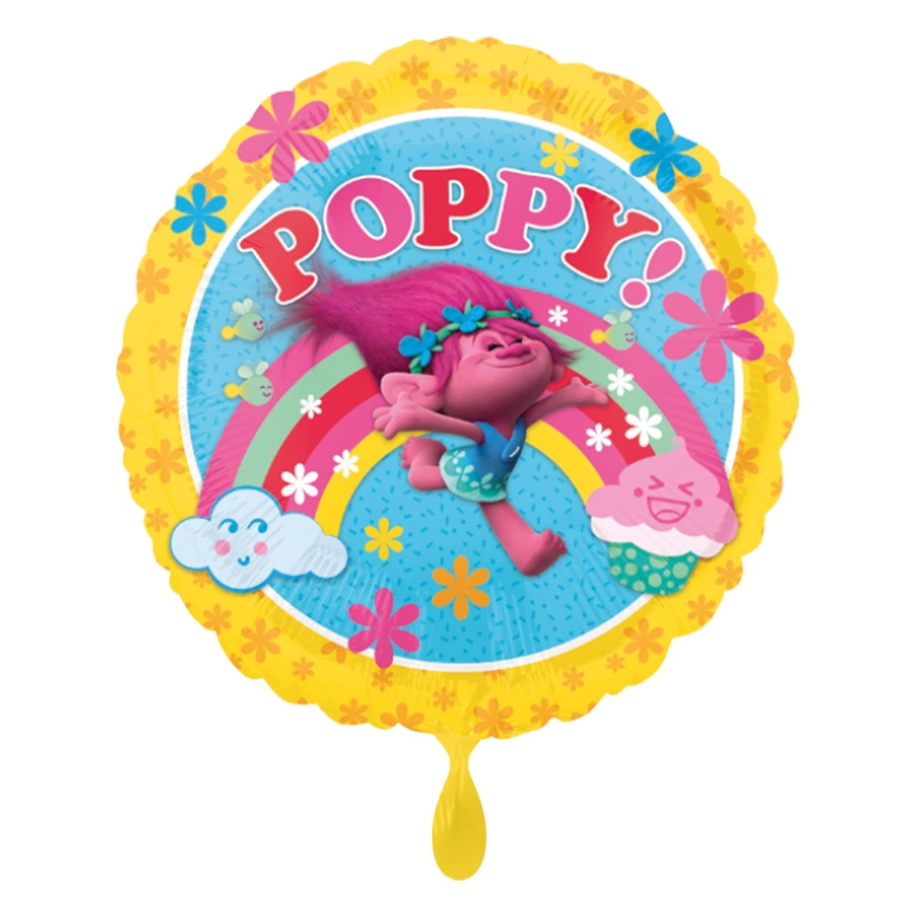 Folienballon "Trolls Poppy" 45cm - Party im Karton
