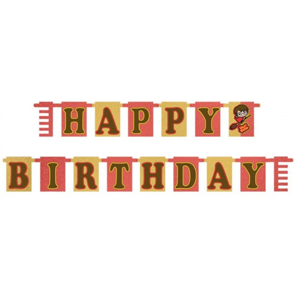 Happy Birthday Girlande "Harry Potter" - 1,6m - Party im Karton
