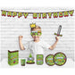 Happy Birthday Girlande "Pixelparty" - 160cm - Party im Karton