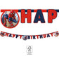 Happy Birthday Girlande "Spiderman" - 2m - Party im Karton