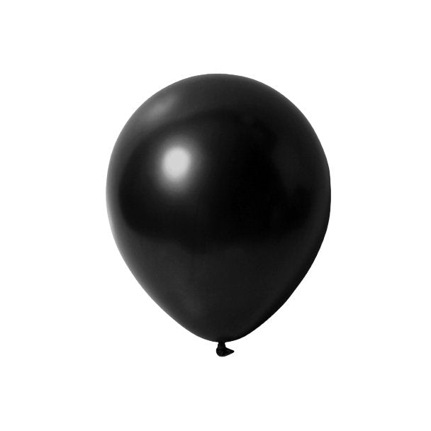 Luftballons Schwarz - 10 Stück - 30cm - Party im Karton