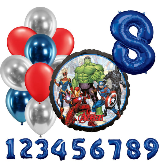 Partykarton "Avengers" 12 Teile - Party im Karton