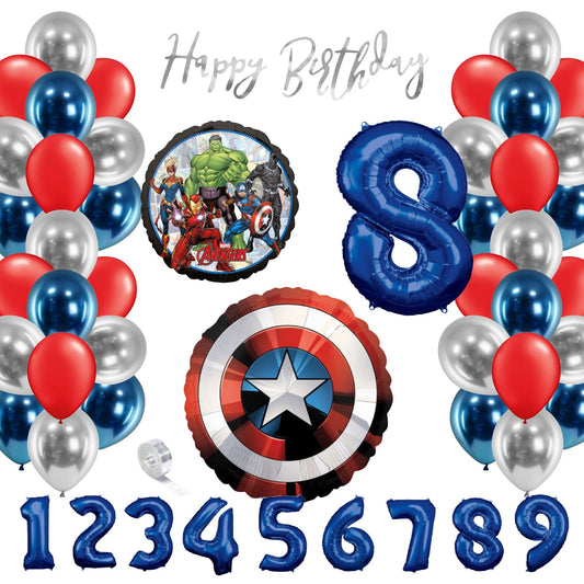 Partykarton "Avengers" 55 Teile - Party im Karton