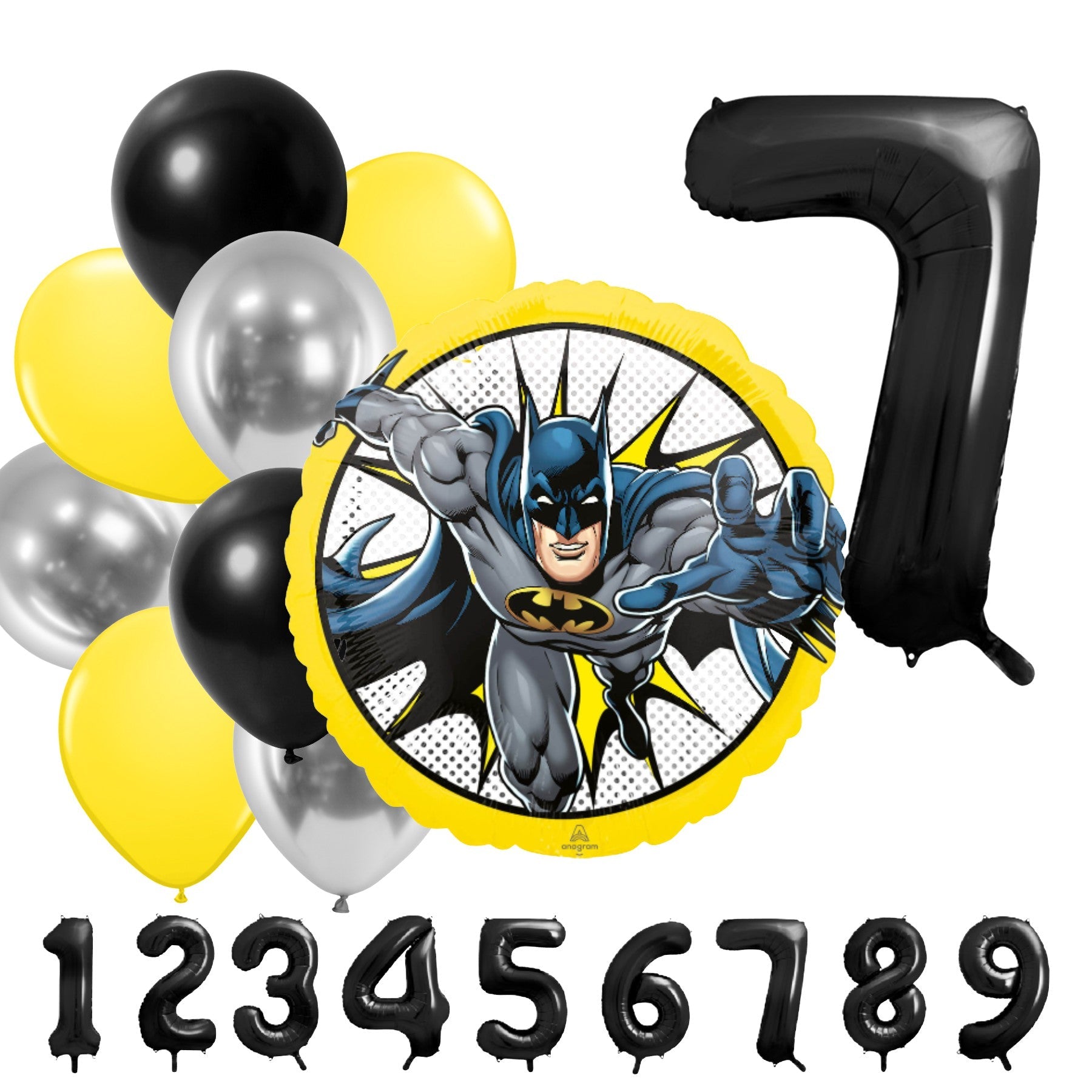 Partykarton "Batman" 12 Teile - Party im Karton