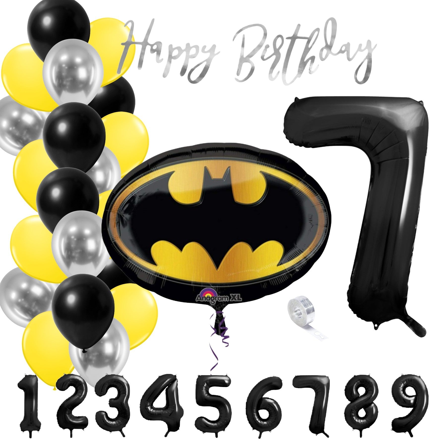 Partykarton "Batman" 29 Teile - Party im Karton