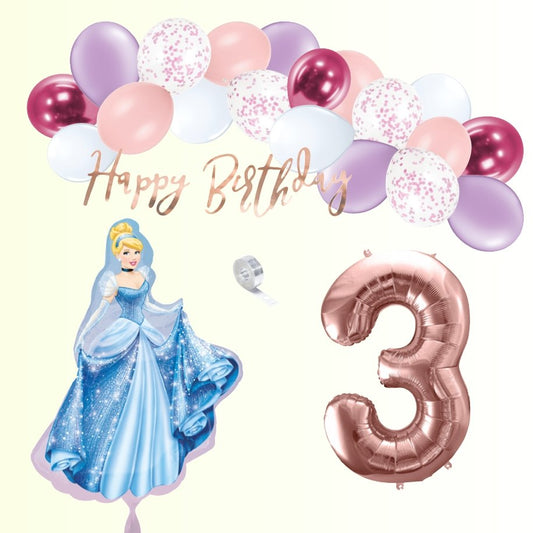 Partykarton "Disney Prinzessinnen" 29-teilig - Party im Karton